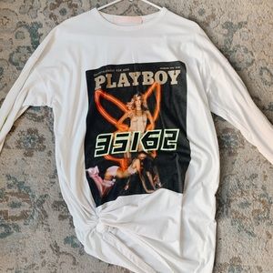 PLAYBOY long sleeve vintage T-shirt dress